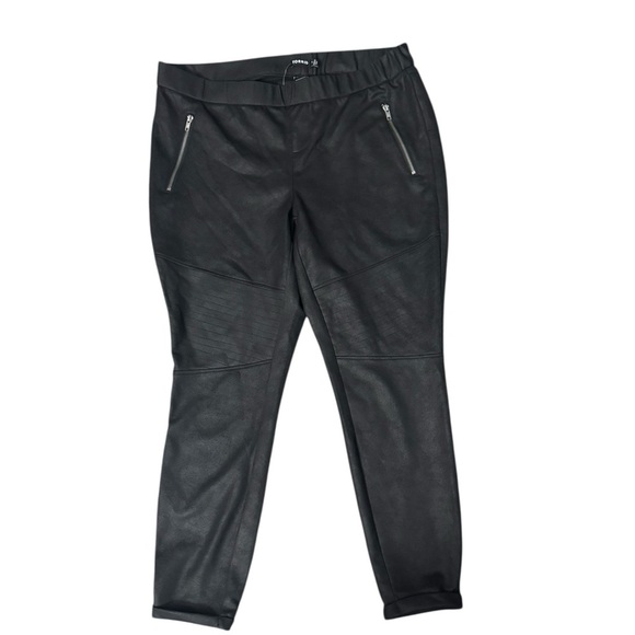 Torrid Black Coated Pull On Jegging Size 2X - Picture 1 of 3